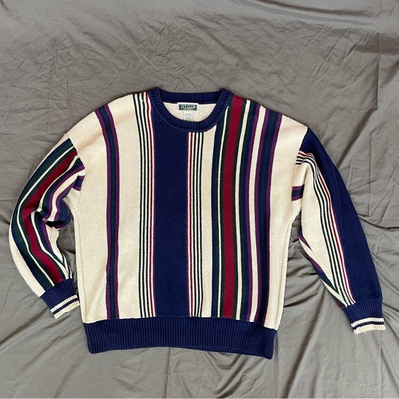 Ivy Club Classics Other - Vintage 90's Ivy Club Classics Striped Pullover Crew Neck Sweater Size Large